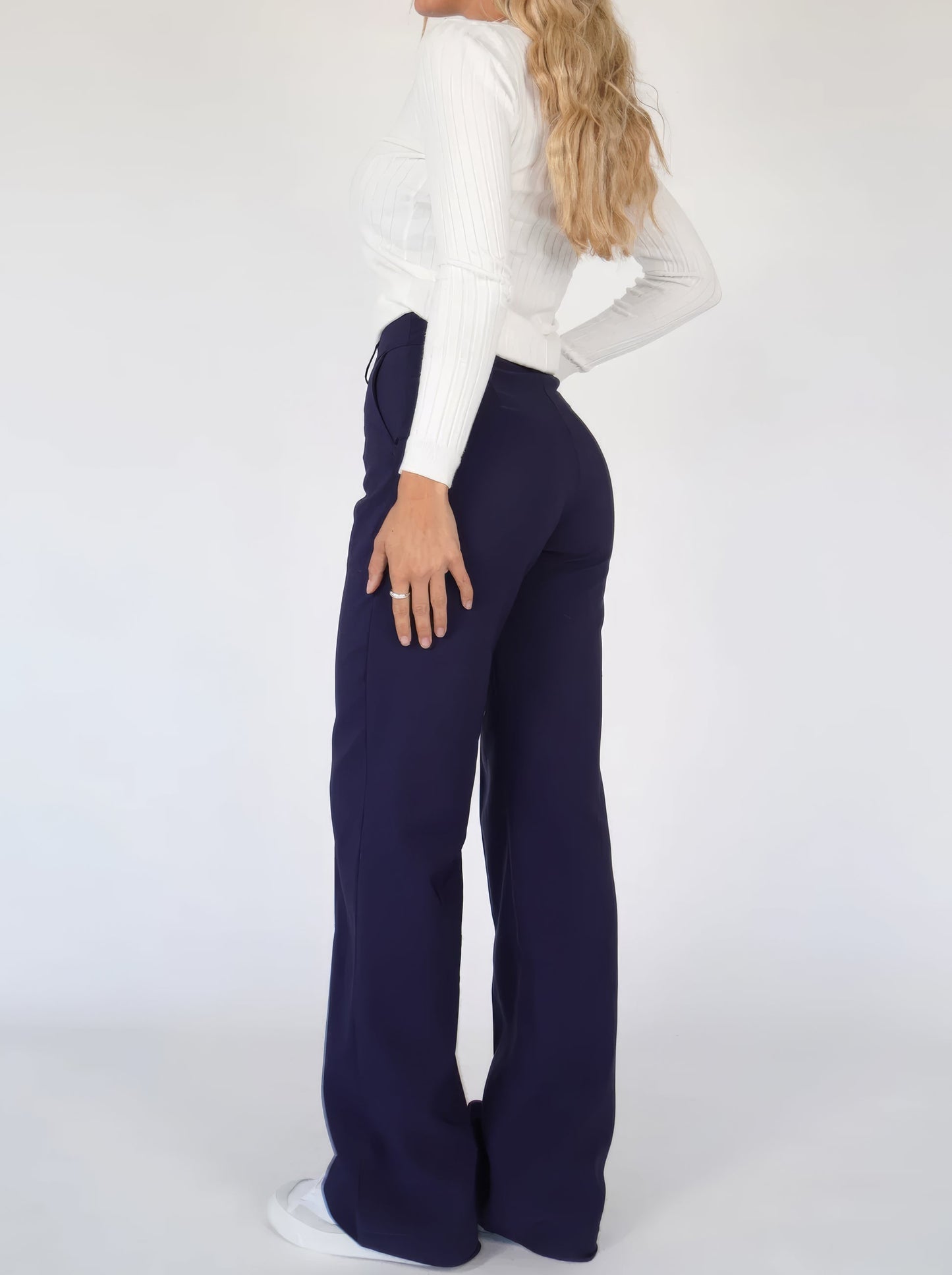 Wide leg broek