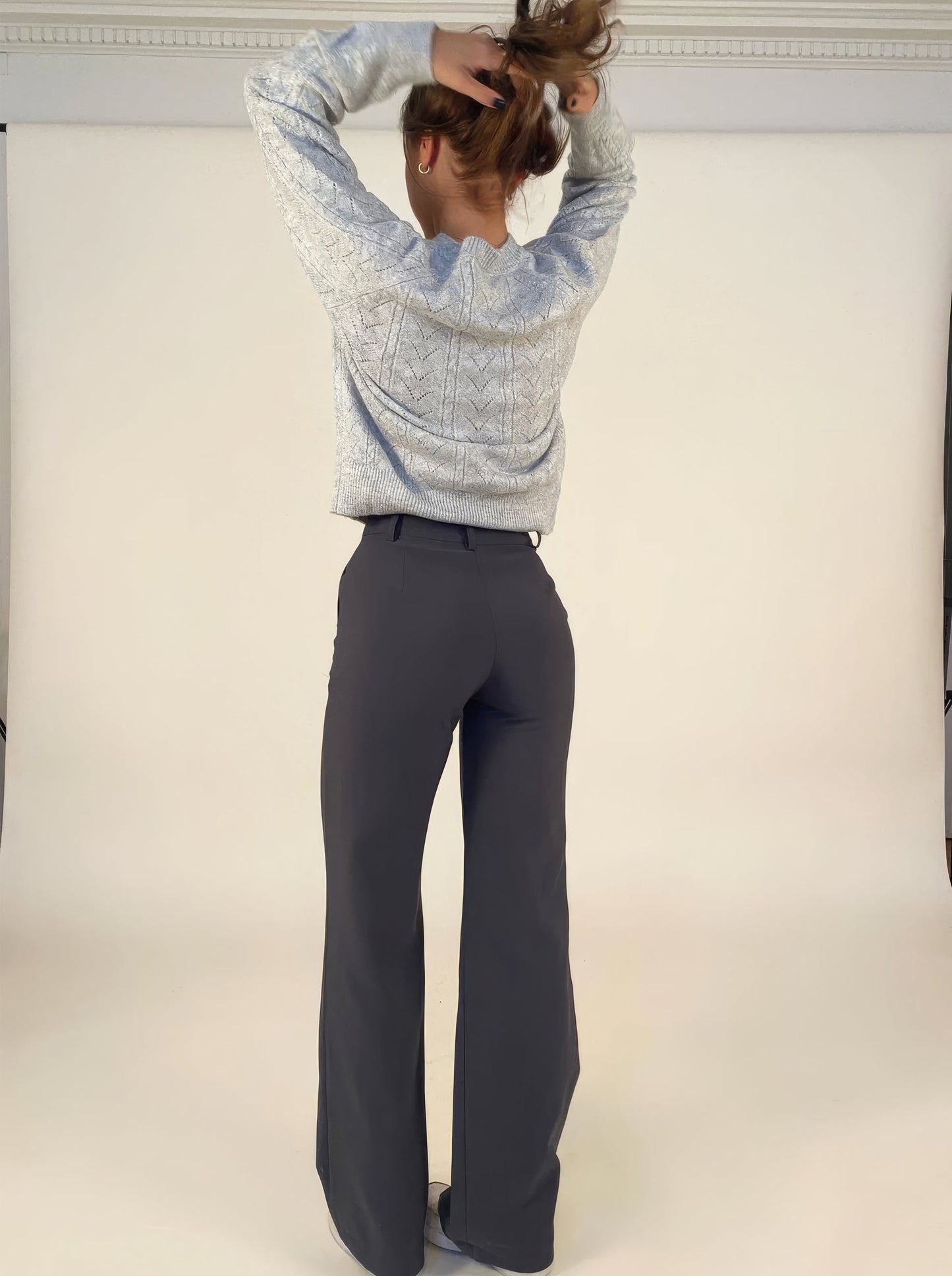 Wide leg broek