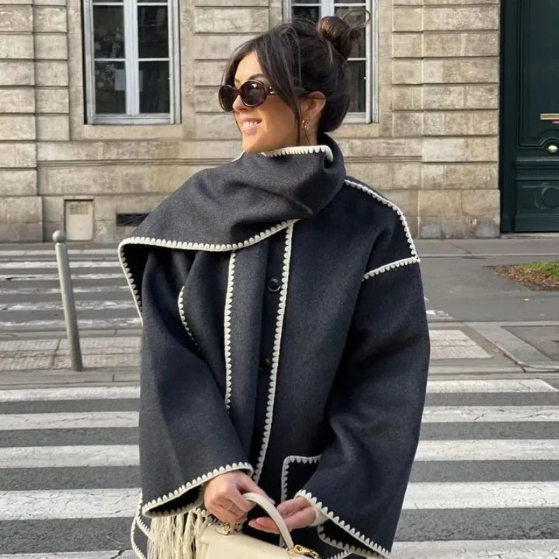 Sofia - Scarf coat