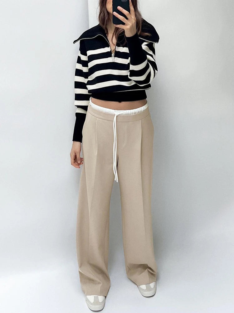 Naomi - Dubble Waisted Pants 1+1 Gratis