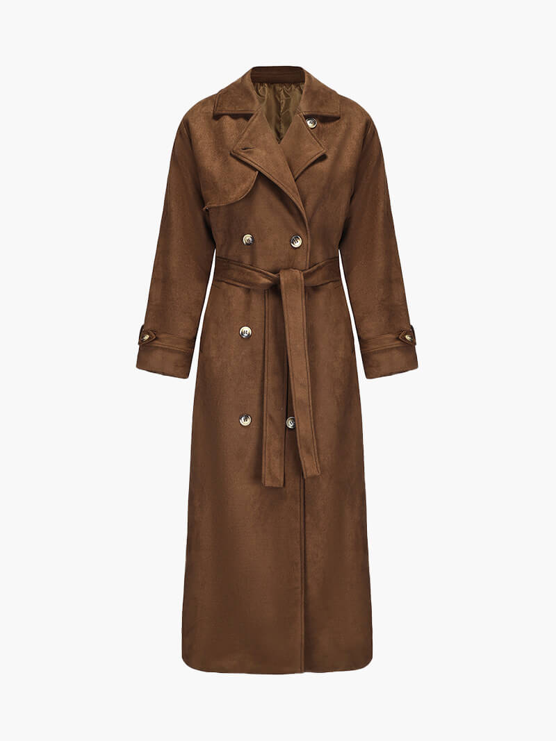 Paris - Suede Trenchcoat