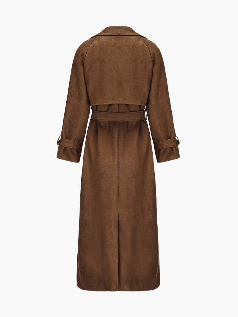 Paris - Suede Trenchcoat