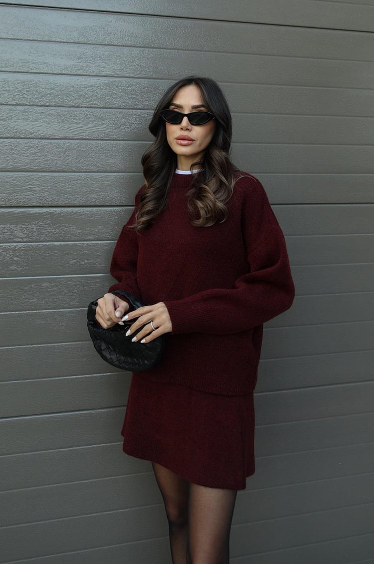 Violet - Classy Knit Set