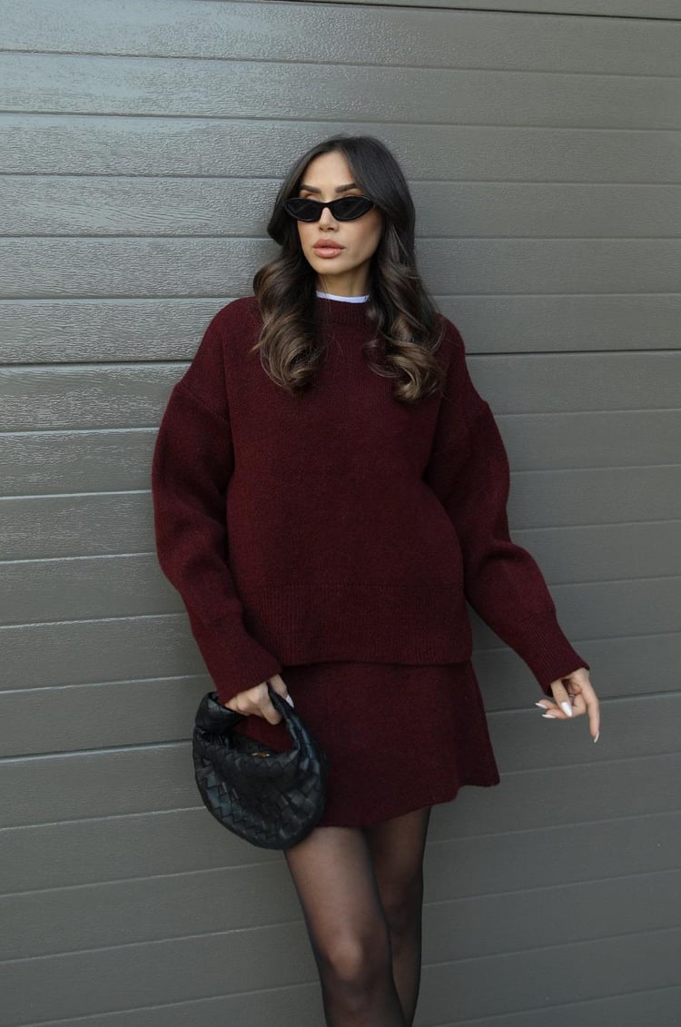 Violet - Classy Knit Set