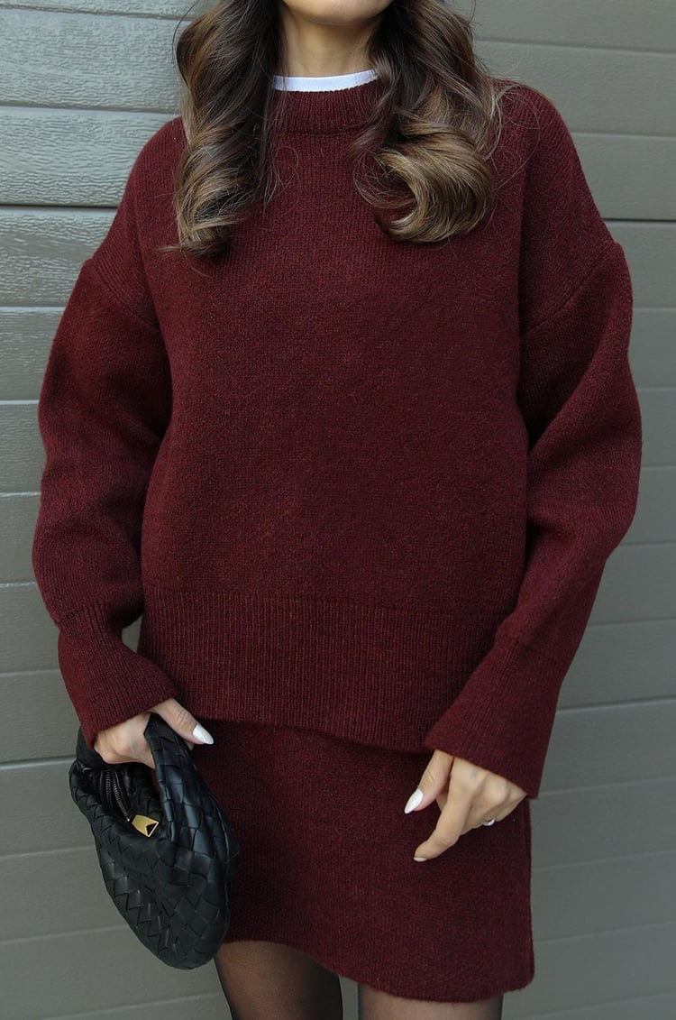 Violet - Classy Knit Set